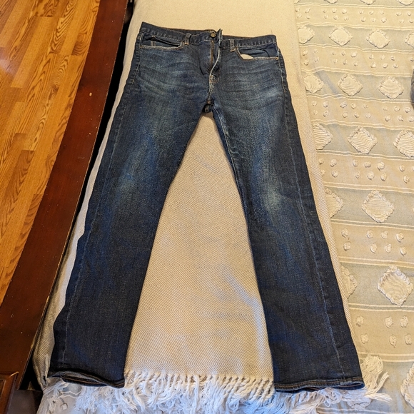 J crew factory "flex" straight fit jeans 33x30 - Picture 2 of 3